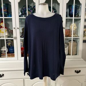 Lane Bryant Navy Blue Women's Top Size 18/20